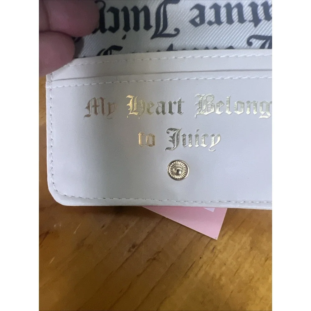 NWT Juicy Couture Wing It Card Case Key‎ Fob Wallet - Pretty Pink! - Butterfly